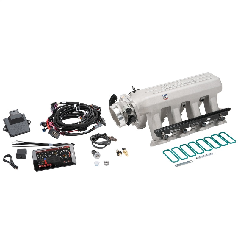 Edelbrock Pro Flo 4 XT EFI System Seq Port LS Gen III/IV Cathedral Port 550 HP Max 35lb/hr - 35730