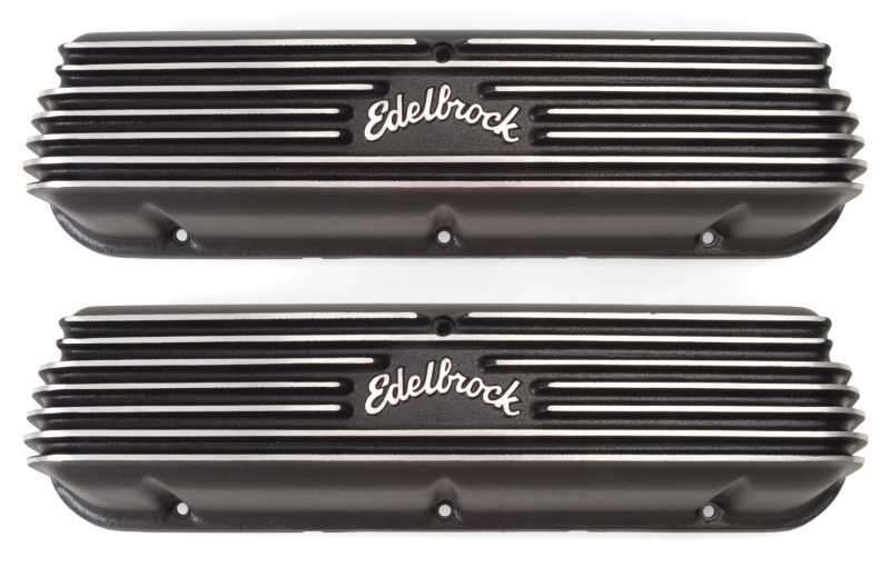 Edelbrock Valve Cover Classic Series Ford 1962-95 221 351W V8 Black - 41603