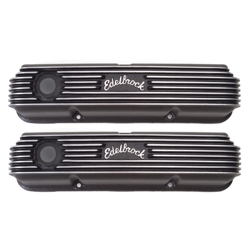 Edelbrock Valve Cover Classic Series Ford 1958-1976 FE V8 Black - 41623