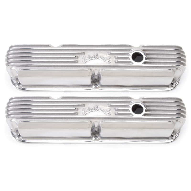 Edelbrock Valve Cover Classic Series Chrysler La 318-340-360 CI V8 Polshed - 4176