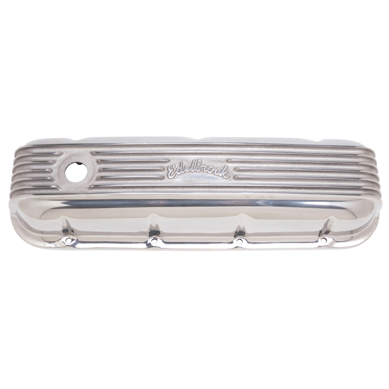 Edelbrock Valve Cover Classic Series Chevrolet 1965 and Later 396-502 V8 Polshed - 4185