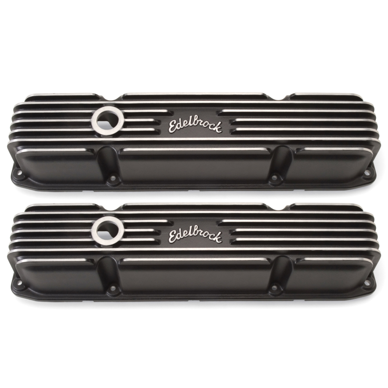 Edelbrock Valve Cover Classic Series Chrysler 383/440 CI V8 Black - 41923