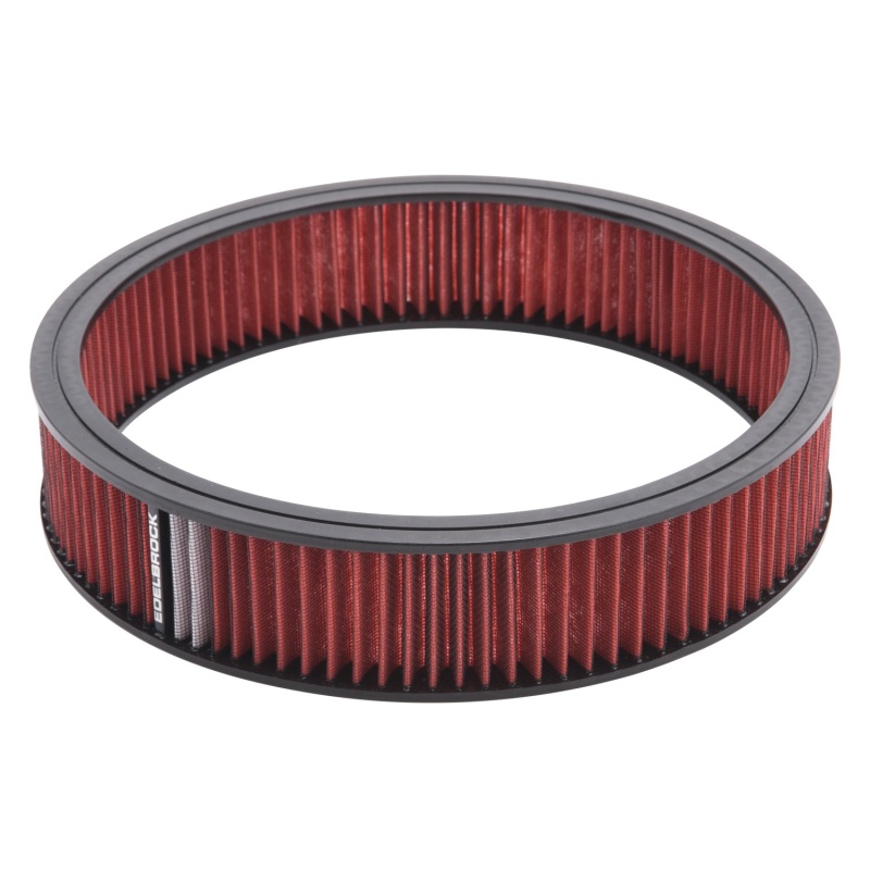 Edelbrock Air Cleaner Element Pro-Flo 3In Tall 14In Diameter Red - 43666