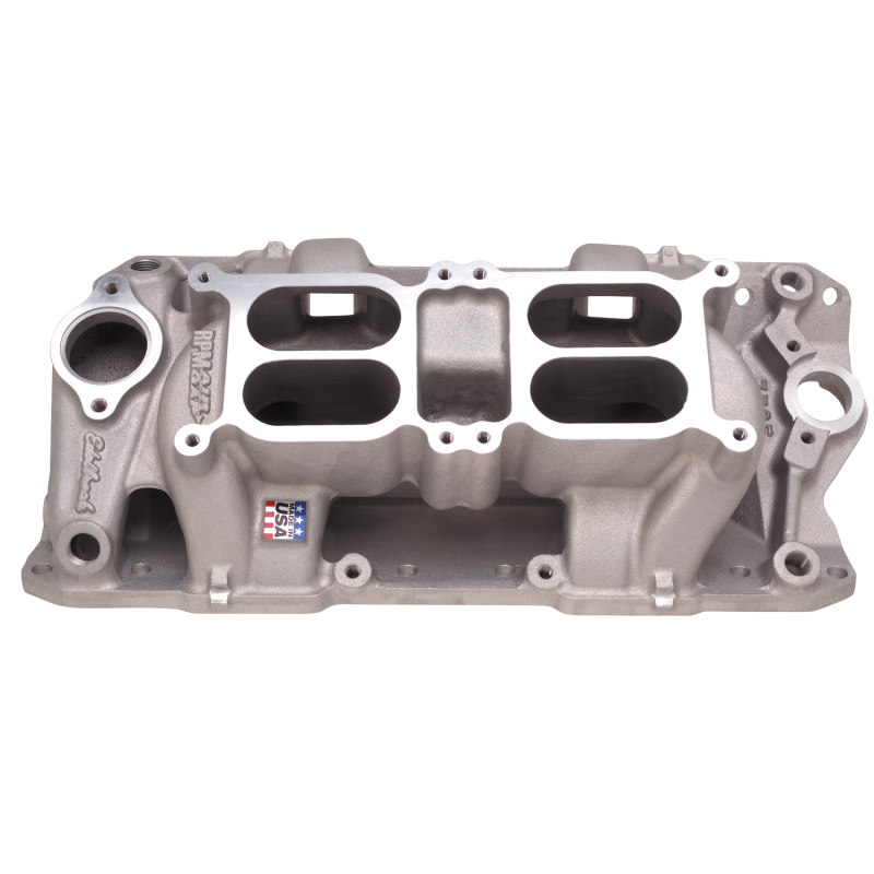 Edelbrock Performer RPM Dual-Quad Air-Gap for Small-Block Chevy - 7525