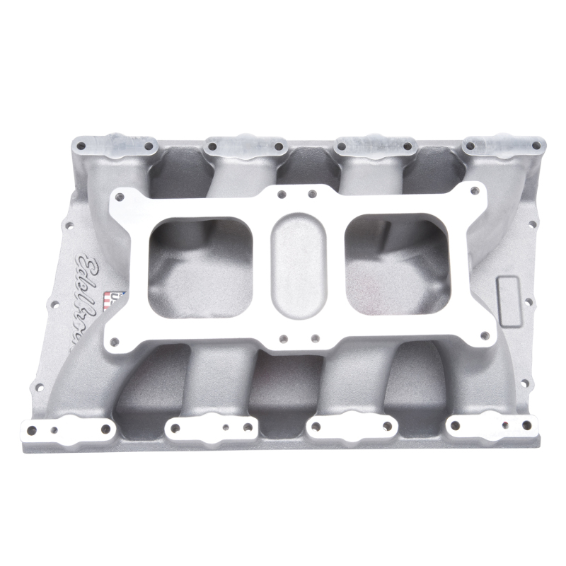 Edelbrock Intake Manifold Chrysler Gen II 426-572 Hemi Dual Quad Single Plane for Carburetors - 7524