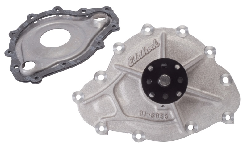 Edelbrock Water Pump High Performance Pontiac 1969-79 389-455 CI V8 Engines Standard Length - 8856