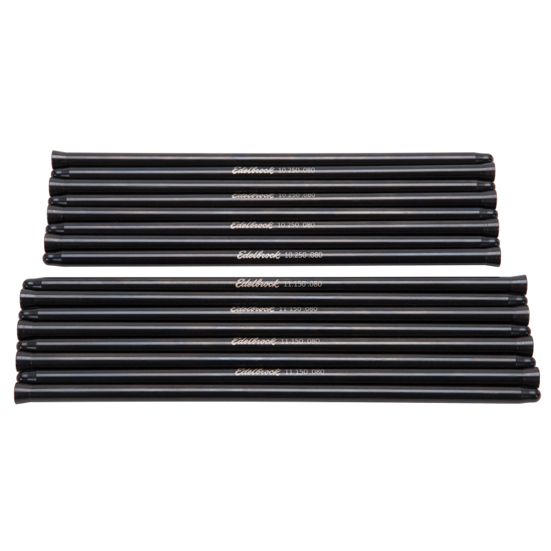 Edelbrock Push Rod Set Hardened Steel Chrysler 426-572 Gen II Hemi 3/8In Od X 10 250In Long - 9618