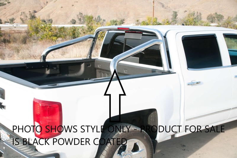 EGR 14-19 Chevrolet Silverado 1500 Black Powder Coat S-Series Sports Bar - SBAR0102