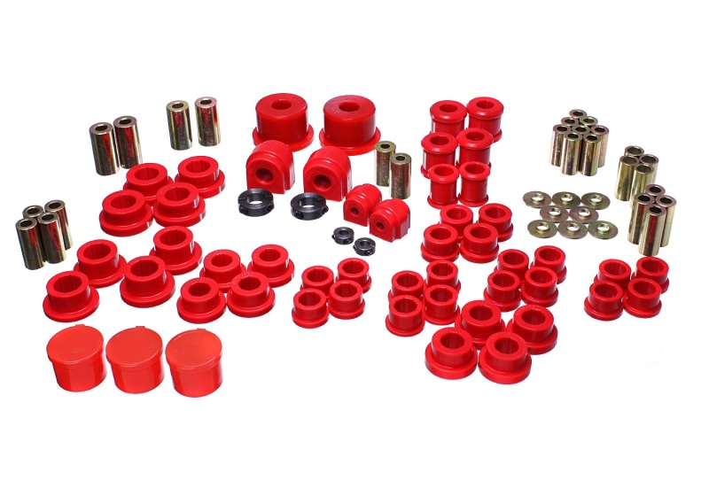 Energy Suspension 2016 Mazda Miata (ND) Red Hyper-flex Master Bushing Set - 11.18105R