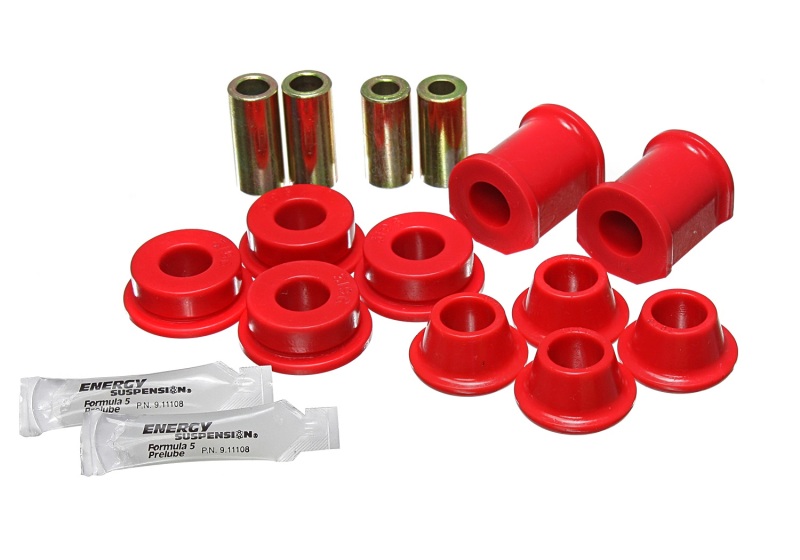 Energy Suspension 8/73-79 VW Super Beetle (Stamped) Red Front Control Arm Bushing Set - 15.3107R