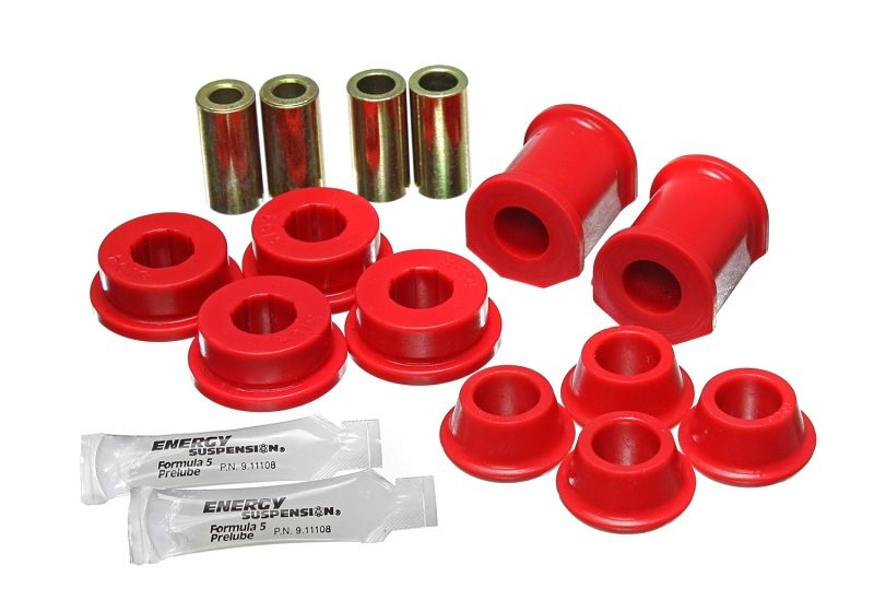 Energy Suspension 71-7/73 VW Super Beetle (Cast) Red Front Control Arm Bushing Set - 15.3106R