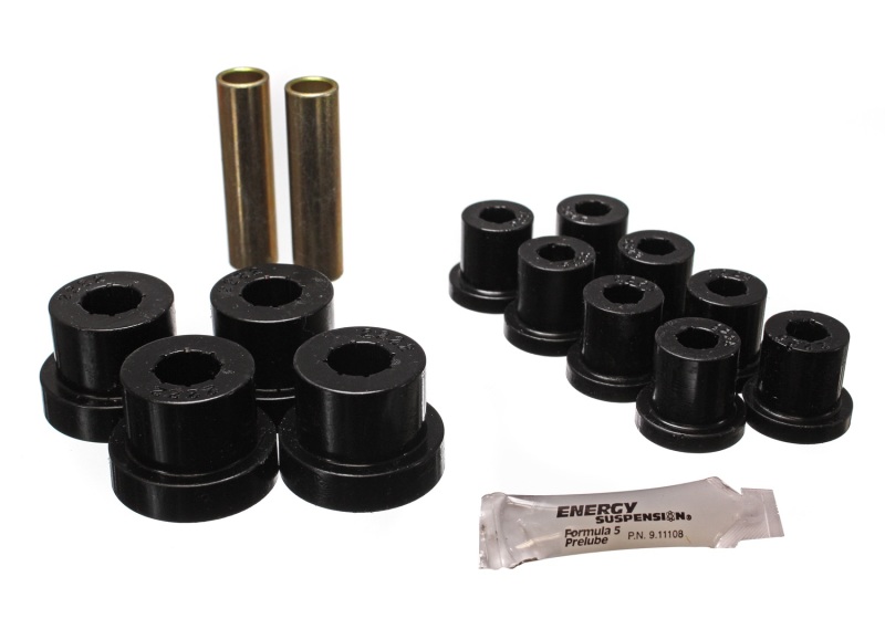 Energy Suspension Jeep Spring Bushing Set - Black - 2.2115G