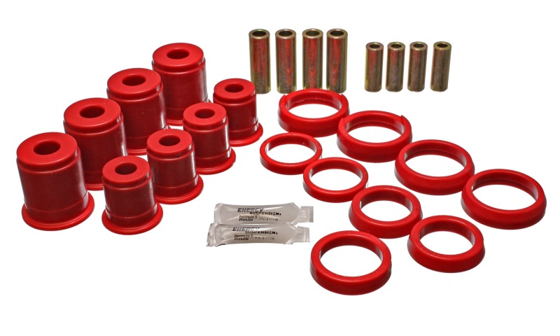 Energy Suspension 84-01 Jeep Cherokee/Wagoneer/Comanche 4WD Red Front Control Arm Bushings - 2.3102R