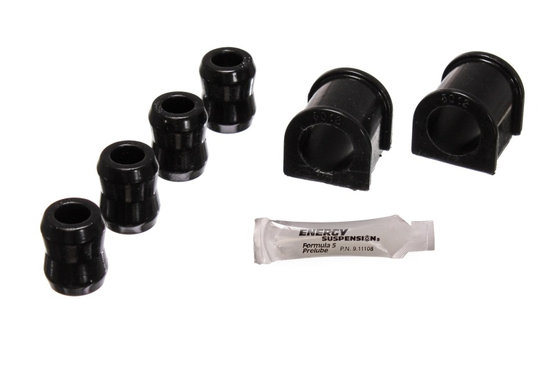 Energy Suspension 87-96 Jeep Wrangler YJ Blk Frt 1-1/8in Sway Bar Bushing Set w/End Link Bushings - 2.5107G