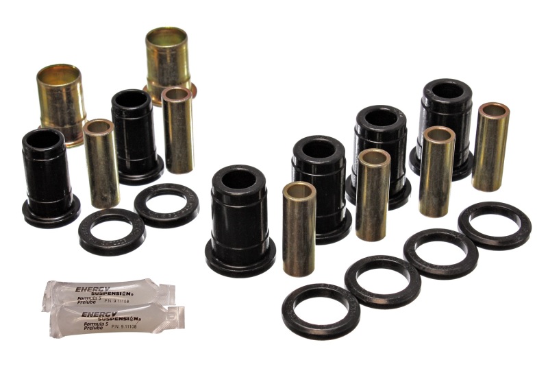 Energy Suspension 59-64 Bel Air/Impala / 64 El Camino (w/ Single U/A) Black Rear C/A Bushing Set - 3.3153G