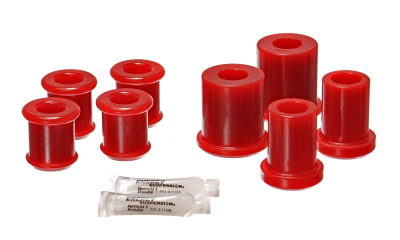 Energy Suspension 04-09 Cadillac XLR/XLR-V / 97-12 Corvette Red Front End C/A Bushing Set - 3.3176R
