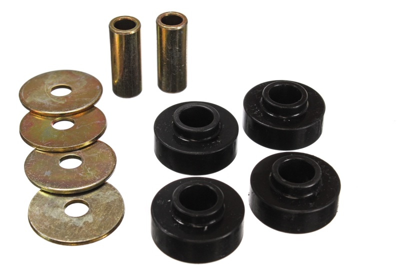 Energy Suspension 89-97 Ford Thunderbird / 99-04 Mustang Cobra Black Differential Carrier Bushings - 4.1126G