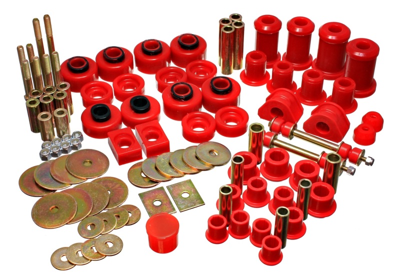 Energy Suspension Ford F-150/F-250 4WD Red Hyper-flex Master Bushing Set - 4.18123R