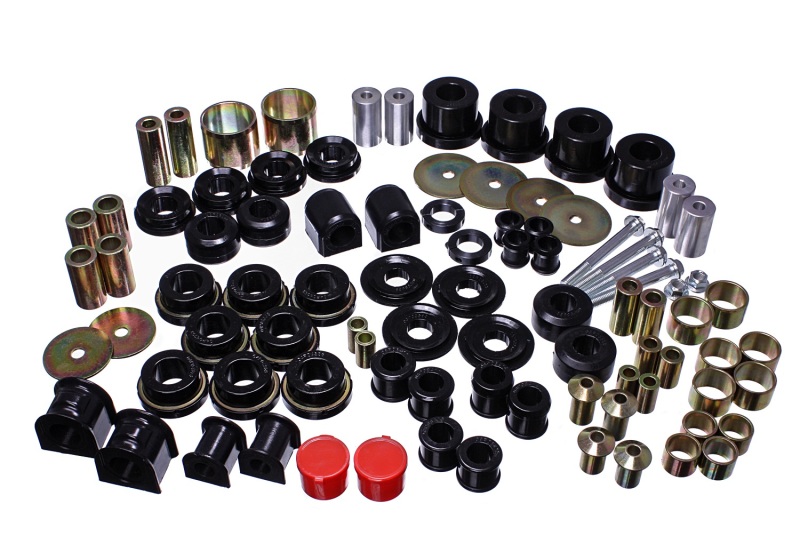 Energy Suspension 15-16 Ford Mustang Black Hyper-Flex Master Bushing Set - 4.18127G