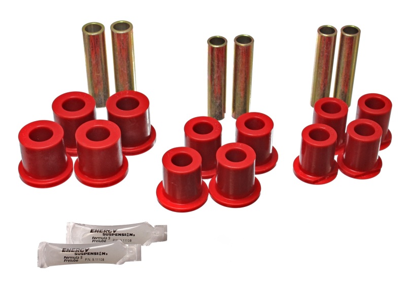 Energy Suspension Spring Bushings - Red - 4.2140R