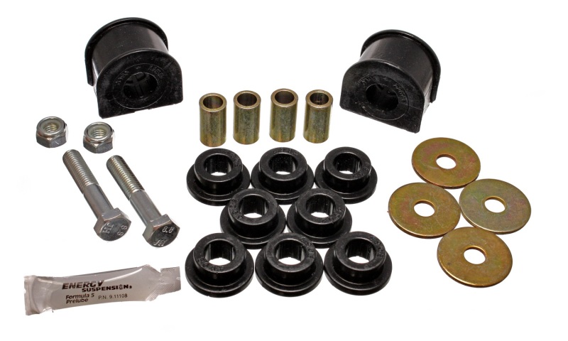 Energy Suspension 97-01 Expedition 4WD / 97-01 Navigator 4WD Black 22mm Rear Sway Bar Bushing Set - 4.5146G