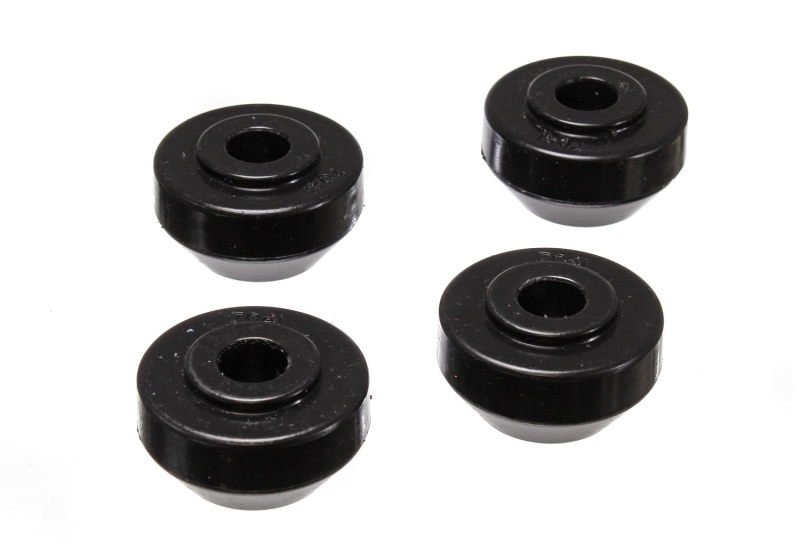 Energy Suspension 72-78 Ford Crown Vic/72-79 Thunderbird Black Front Strut Rod Bushing Set - 4.7117G