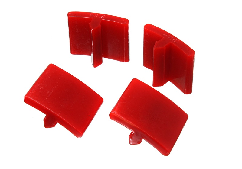 Energy Suspension 2005-07 Ford F-250/F-350 SD 2/4WD Rear Axle Bump Stop Set - Red - 4.9105R