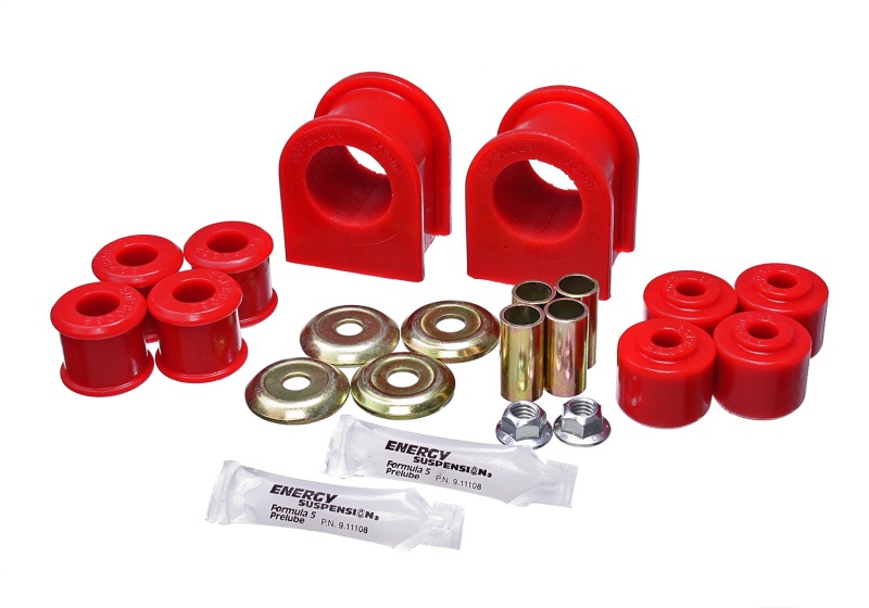 Energy Suspension 99-11 Ford F53 Motorhome Red 35mm Rear Sway Bar Bushing Set - 40.5024R