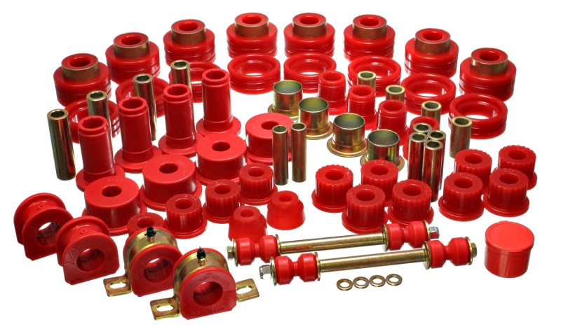 Energy Suspension 94-01 Dodge Ram 1500 2WD / 94-02 Ram 2500/3500 2WD Red Hyper-flex Master Bushing S - 5.18109R