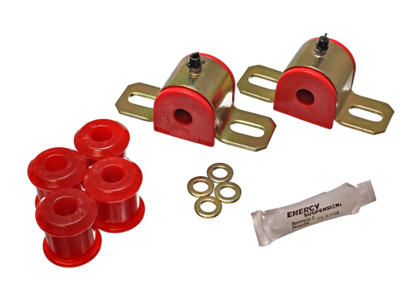 Energy Suspension 97-04 Dodge Dakota 2WD Red 9/16in Rear Sway Bar Bushing Set - 5.5148R