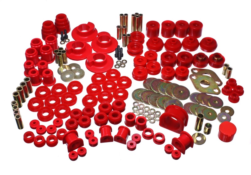 Energy Suspension 98-99 Toyota 4Runner 4WD Red Hyper-flex Master Bushing Set - 8.18116R