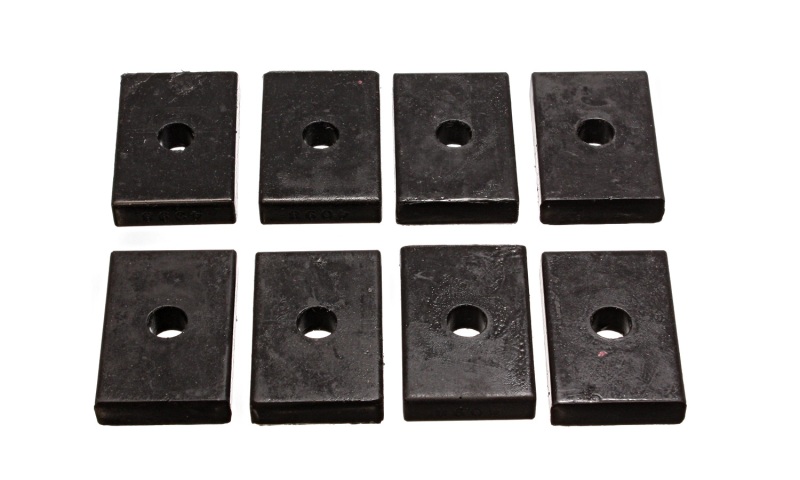 Energy Suspension Pad 2-7/16in L X 1-5/8in W X 15/32 Id X 1/2in H - Black - 9.9536G