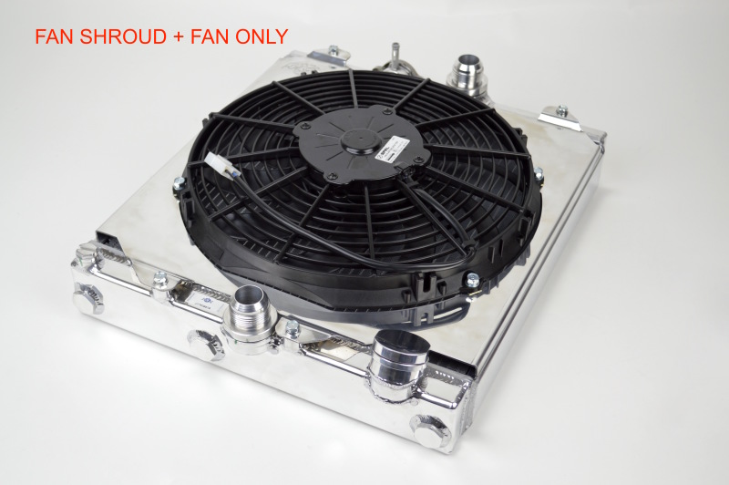 CSF 92-00 Honda Civic All-Aluminum Fan Shroud w/12in SPAL Fan - 2858F