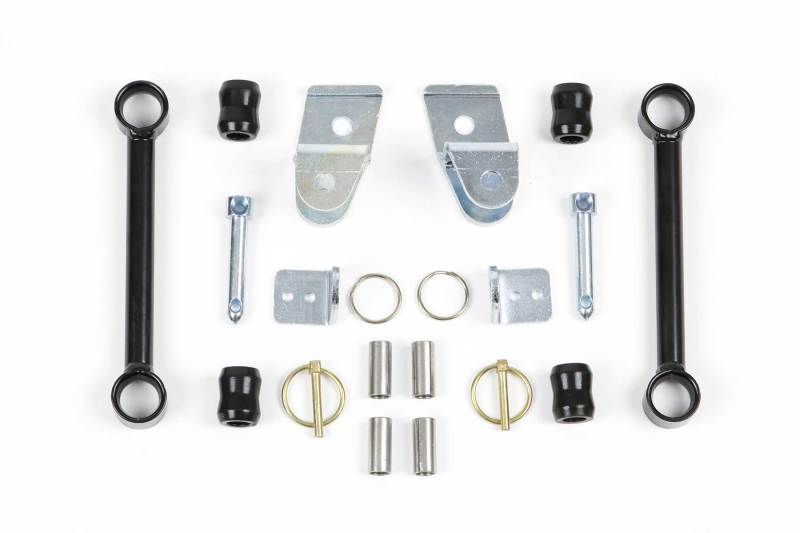 Fabtech 07-18 Jeep JK 4WD 3-5in Front Sway Bar End Link & Disconnect Kit - FTS94056