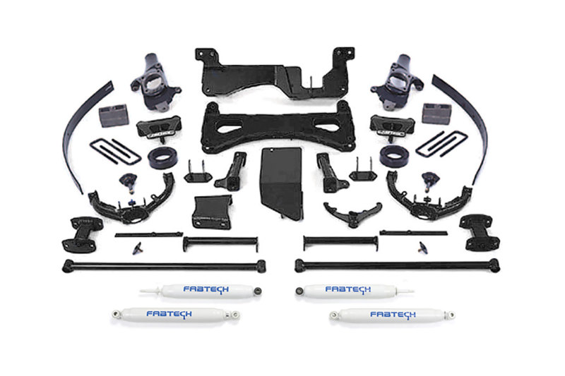 Fabtech 07-08 GM C/K2500HD 8in Perf Sys w/Perf Shks - K1030