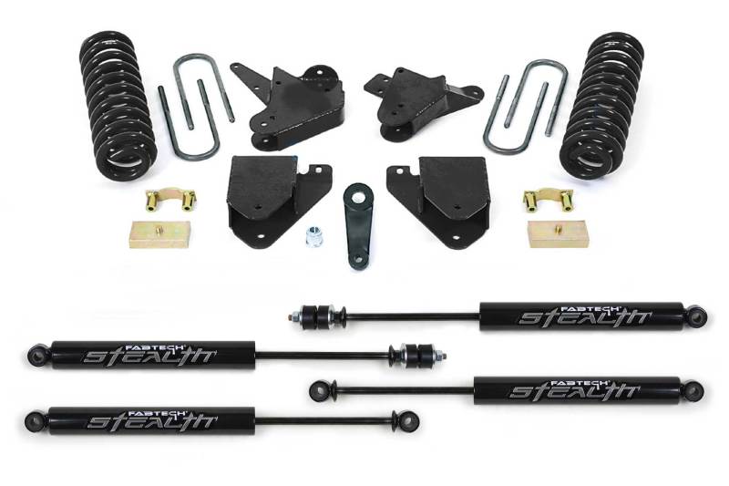 Fabtech 01-04 Ford F250/350 2WD 6in Basic Sys w/Stealth - K2098M