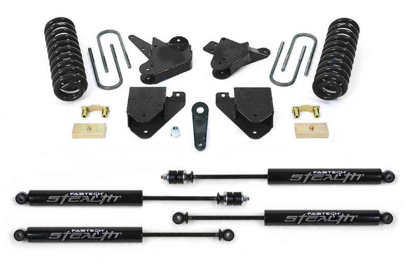 Fabtech 01-04 Ford F250/350 2WD 6in Basic Sys w/Stealth - K2100M