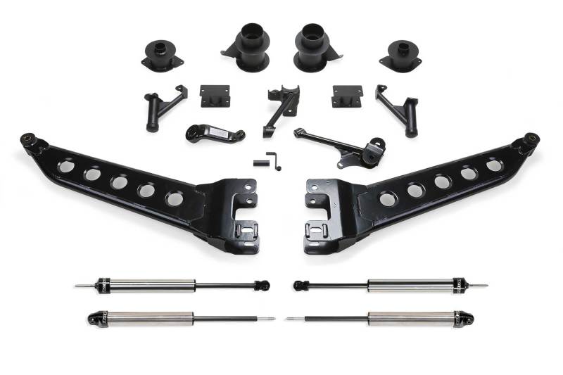 Fabtech 14-18 Ram 2500 4WD 5in Radius Arm System w/Coil Spacers & DL Shocks - K3069DL