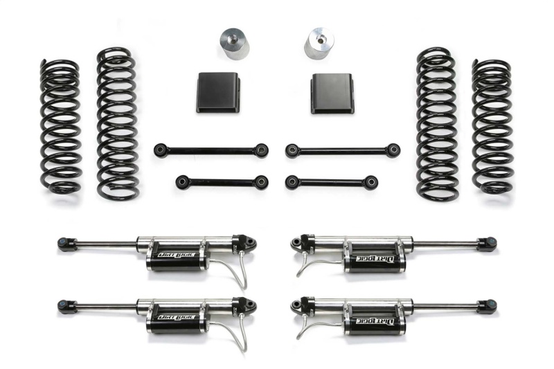 Fabtech 20-21 Jeep JT 4WD Gas 3in Sport Ii System w/Dl Resi - K4164DL