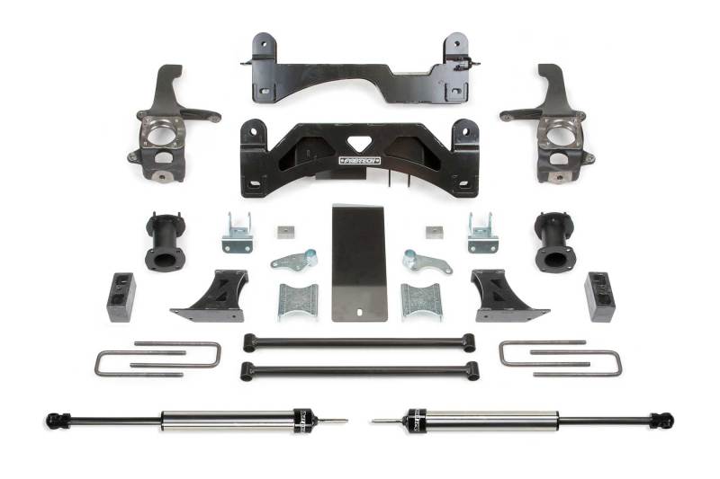 Fabtech 07-15 Toyota Tundra 2/4WD 6in Basic Sys w/C/O Spacers & Rr Dlss - K7009DL