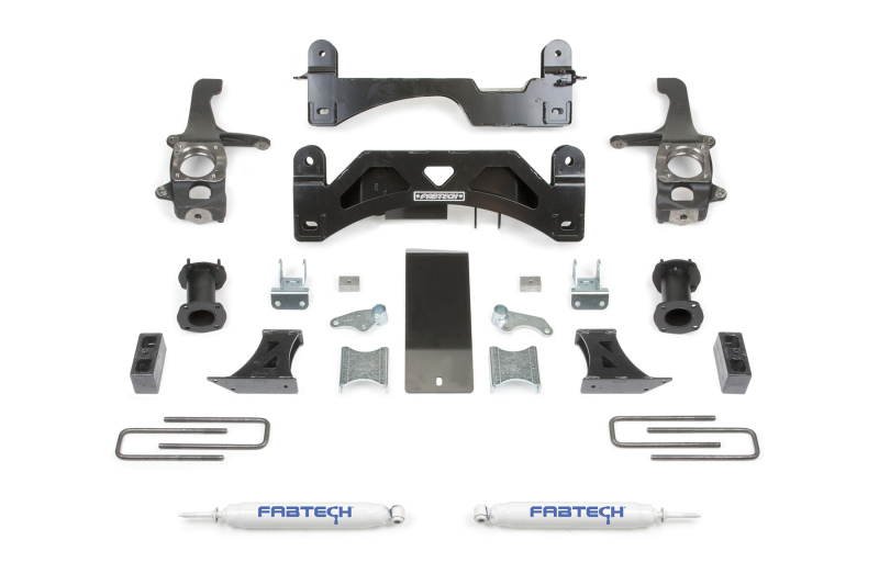 Fabtech 16-21 Toyota Tundra 2WD/4WD 6in Basic Sys w/C/O Spacers & Perf Rr Shks - K7054