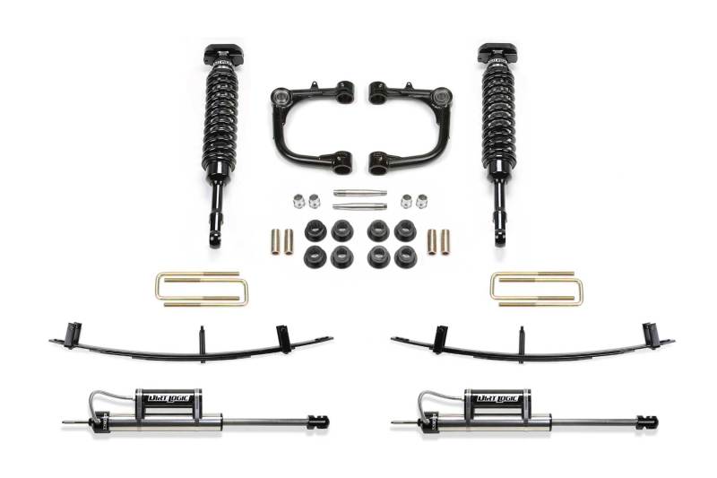 Fabtech 2015-21 Toy Tacoma 2WD/4WD 6 Lug 3in UCA Sys w/Dl 2.5 C/O & Rr Dl Resi & Rr Leaf Pack - K7062DL