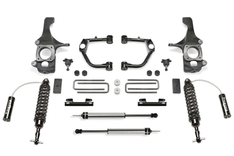 Fabtech 16-19 Toyota Tundra 4WD Trd Pro 2in UCA Kit w/Bjs & Dlss 2.5C/O Resi & Rr Dlss - K7074DL