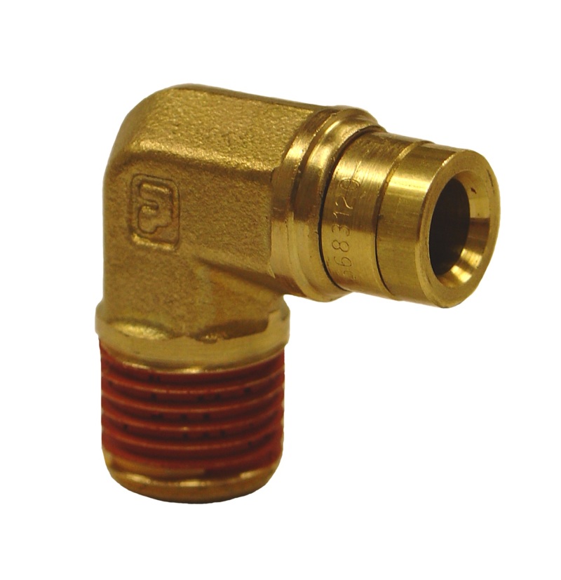 Firestone Male 1/4in. NPT To 1/4in. PTC 90 Degree Elbow Air Fitting - 25 Pack (WR17603031) - 3031