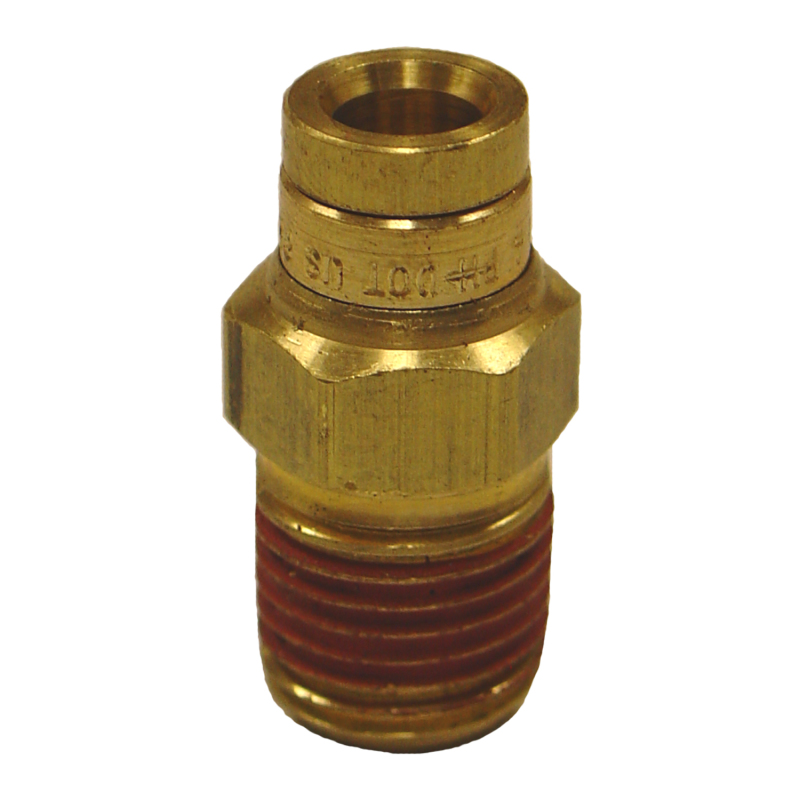 Firestone Male Connector 3/8in. Push-Lock x 1/4in. NPT Brass Air Fitting - 25 Pack (WR17603104) - 3104