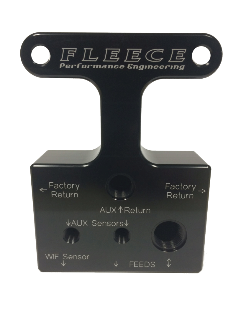 Fleece Performance 07.5-09 Dodge 6.7L Cummins 3rd Gen Fuel Distribution Block - FPE-FFD-RF-3G-67