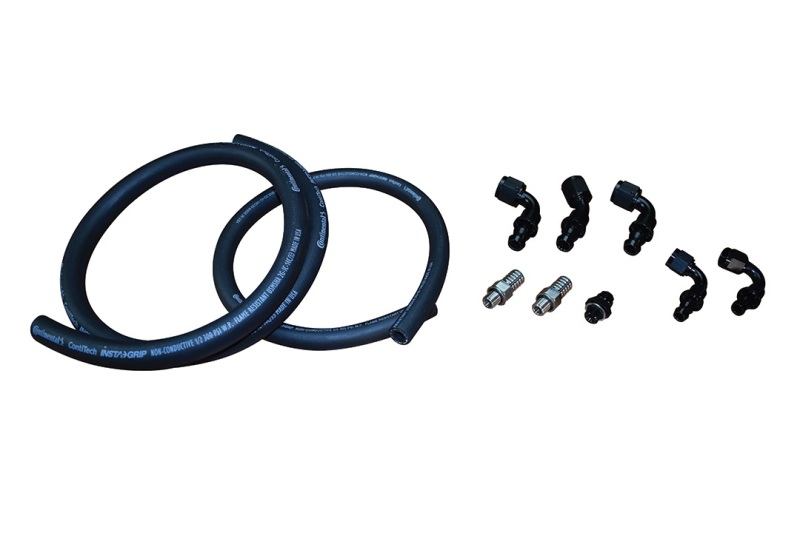 Fleece Performance 07.5-09 6.7L Cummins Fuel Distribution Block Hose and Fitting Kit - FPE-FFD-RF-HF-KIT-3G-67