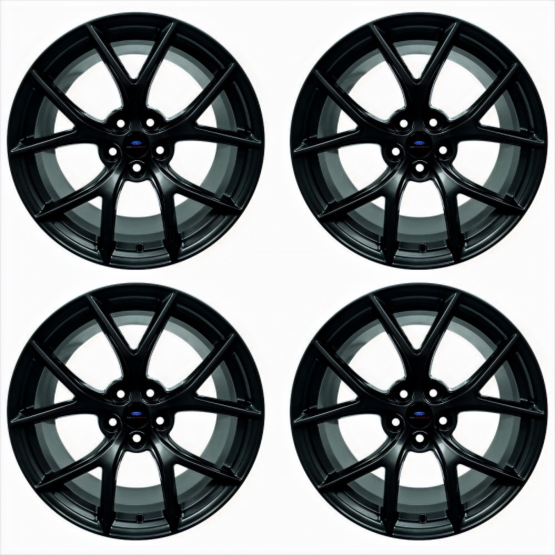 Ford Racing 15-20 Mustang19x9.5in & 19x10in Wheel Kit w/TPMS - Matte Black - M-1007K-DC19MB