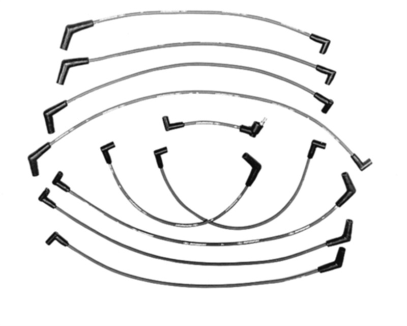 Ford Racing 9mm Spark Plug Wire Sets - Blue - M-12259-C302
