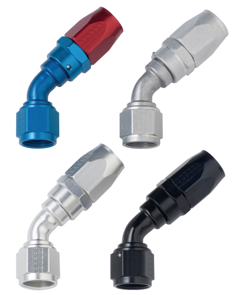 Fragola -16AN x 45 Degree Power Flow Hose End - 104516